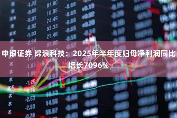 申银证券 锦浪科技:2025年半年度归母净利润同比增长7096%
